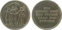 Gelegenheitsmedaillen Medaille Bronze Wir wollen sein ein einig Volk von Brüdern, Rütlischwurszene / Schrift, ca. 22 MM, kleiner Randfehler -