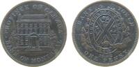 Kanada 1 Penny-Token Ku Bank of Montreal, Kratzer -