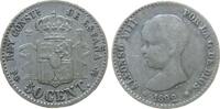 Spanien 50 Centimos Ag Alfonso XIII, PG-M -