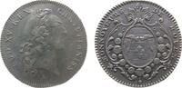 Jetons Jeton Silber Louis XV. (1715-1774) - auf die Münze in Rouen, Büste nach rechts / Wappen der Münze, Signatur: fm, ca. 30,2 MM, ca. 8,4 -