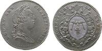 Jetons Jeton Silber Louis XV. (1715-1774) - auf die Münze in Rouen, Büste nach rechts / Wappen der Münze, v. Filius, ca. 31 MM, ca. 9 Gramm -