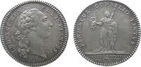 Jetons Jeton Silber Louis XV. (1715-1774) - auf den Militär-Orden von St. Louis, Ordre de Saint-Louis, Büste nach rechts / Heiliger Ludwig mi -