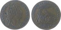 Jetons Jeton Kupfer Lauffer Lazarus Gottlieb (1663-1709) - Louis XIIII., Nürnberg, Büste nach rechts / Pallas kniet und legt Waffe unter eine -