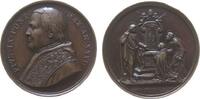 Vatikan Medaille 1871 o.J. Bronze Pius IX (1846-1878) - auf sein 25-jähriges Pontifikats-Jubiläum, Brustbil vz