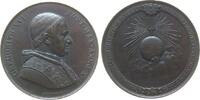 Vatikan Medaille 1840 Bronze Gregor XVI (1831-1846) - auf den Erfolg der Lyoneser Enzyklika, Brustbild aEF