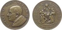 Vatikan Medaille Bronze Paul VI (1963-1978) - auf seine Reise zur UNO, AN IV (1966/67), Büste nach links / Christus predigt zu seinen Jüngern, v. -