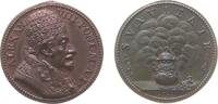 Vatikan Medaille 1690 Bronze Alexander VII (1689-1691) - auf seine Wahl, Brustbild nach rechts / Weihr AU