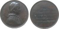 Vatikan Medaille 1857 Bronze Pius IX (1846-1878) - auf seinen Besuch in den römischen Provinzen, Brust fast vz