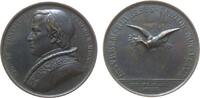 Vatikan Medaille 1850 Bronze Pius IX (1846-1878) - auf seine Rückkehr nach Rom, Brustbild nach links / vz