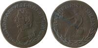 Kanada 1/2 Penny Token Kupfer Wellington Field Marshall, Büste nach links / Britannia mit Dreizack und Schild, ca. 27,6 MM, glatter Rand -