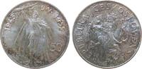 Tschechoslowakei 50 Korun Ag Soldat, Patina -