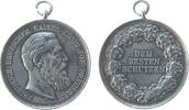 Schießprämie 1888 o.J. Silber Friedrich III. (1888) - dem besten Schützen, Preussen, Büste nach rechts ss