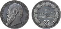 Schießprämie o.J. Silber Luitpold (1821-1912) - dem besten Schützen, Prinzregent von Bayern, v. A. vz