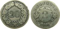 Schweiz 20 Rappen Billon HMZ 1207, BB -