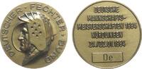 Sport Medaille Bronze Nördlingen - auf die Deutschen Meisterschaften des Deutschen Fechter-Bundes, Büste mit Helm nach links / Mehrzeiler und G -