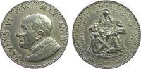 Vatikan Medaille 1966 / 67 Silber Paul VI (1963-1978) - auf seine Reise zur UNO, AN IV (1966/67), Büste nac vz