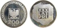 Polen Ag Volksrepublik, Auflage: 6000 Ex., selten, einige wenige feine Kratzerchen, kleiner Fleck, Patina 200 Zlotych 1974 pp