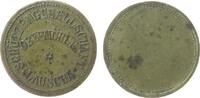 Schützen Jeton Messing Lauscha Obermühle - Schützengesellschaft, Schussmarke, ca. 22,2 MM -