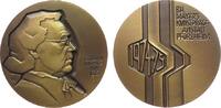 Neujahr Medaille Bronze Mörike Eduard (1804-1875) - auf seinen 100. Todestag, deutscher Lyriker und evangelischer Pfarrer, Brustbild nach rechts -