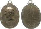 Goethe Medaille Bronze Goethe (1749-1832) - auf das 11. Deutsche Sängerfest, Frankfurt, Büste nach links / Paulskirche, v. Alexander Kraumann, m -