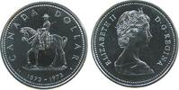 Kanada 1 Dollar Ag Mountie, etwas fleckig -