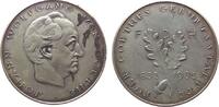 Goethe Medaille Silber Goethe (1749-1832) - auf seinen 100. Todestag, Büste nach rechts / Eichenblatt, v. Theodor Georgii, ca. 36 MM, ca. 19,3 G -