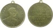 Sport tragbare Medaille Bronze Frankfurt - auf das 25jährige Stiftungsfest der Rudergesellschaft, Brustbild mit Unser Achill / Mehrzeiler, ca. 33,2 MM -