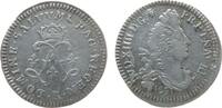 Frankreich 4 Sols aux 2 L Ag Louis XIV, K (Bordeaux) -