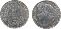 Frankreich 50 Centimes Ag Ceres, A (Paris) -