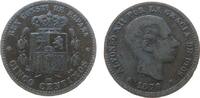 Spanien 5 Centimos Br Alfonso XII -