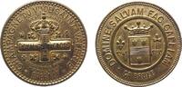 Jetons Jeton Bronze Ebernay - Champagne du Vte de Saint-Valerie, 1241-1890, Wappen / Royal Gold Cross, ca. 29,8 MM -