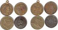 Jetons Lot zu 4 Jetons Bronze Napoleon 1853 (23,5 MM), Napoleon An 13 (25 MM), Napoleon 1853 Tombea (23 MM), Henri de France o.J. (23 MM) -