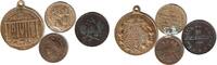Jetons Lot zu 4 Jetons und Medaillen Bronze Gymnatique 1879 (32,8 MM), Balayage Extra o.J. (26 MM), Republique Francaise o.J. (23,5 MM), Jeton Republique de Francais -