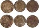 Jetons Lot zu 3 Jetons Bronze Henri IIII. 1608 (28,5 MM - Reiter nach rechts), Louis XIV. 1695 (26,5 MM - Galeres royales), Louis XIV. o.J. (25,5 MM) -