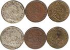Jetons Lot zu 3 Jetons Bronze Louis XIV. o.J. (26 MM - Batiments du Roi), Louis XV. o.J. (27,5 MM - versilbert), Louis XIV. o.J. (25,5 - Krieger mit Sc -