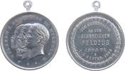Wilhelm II. (1888-1918) tragbare Medaille Aluminium Wilhelm II (1888-1918) - Erinnerung an den glorreichen Feldzug von 1870/71, die Büsten der drei Kaiser nach links / Me -