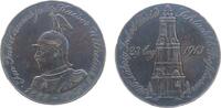 Wilhelm II. (1888-1918) Medaille Bronze Wilhelm II (1888-1918) - auf das 100jährige Jubiläum d. Schlacht von Grossbeeren gegen Napoleon, und auf das 25jährige Re -