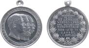 Wilhelm II. (1888-1918) Medaille Aluminium Wilhelm II (1888-1918) - Cassel auf die 25.jährige Wiederkehr der glorreichen Siegestage von 1870/71, die Büsten der d -