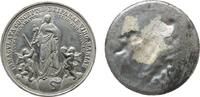 Vatikan einseitiger Abschlag Zinn Pius IX. (1846-1878) - Verkündigung des Dogmas von der unbefleckten Empfängnis Marias, die Rückseite: Maria zwischen Engeln -