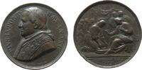 Vatikan Medaille Bronze Pius IX (1846-1878) - auf den Gründonnerstag, ANXXI, Brustbild nach links / Fußwaschung, v. Bianchi, ca. 32,5 MM, etwas B -