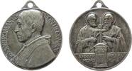 Vatikan tragbare Medaille Bronze versilbert Pius XII (1939-1958) - auf das heilige Jahr, v. Mistruzzi, ca. 22,5 MM -