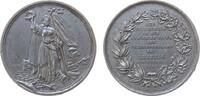 Städte Medaille Zinn Leipzig - Erinnerung an die 50-Jahrfeier der Völkerschlacht, Stadtgöttin mit Siegerkranz und Fahne auf Armaturen / Mehrzeil -