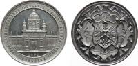 Städte Medaille Zinn Nürnberg - auf die Bayerische Landes- Gewerbe- Industrie- und Kunstausstellung, Ausstellungsgebäude / Wappen, ca. 30,5 MM -