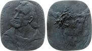 Plakette o.J. Reformation / Religion Bronzeguß Grünewald Matthias - Maler und Grafiker, Brustbild von vorn / Relief vom Brustbild Jesus Christus ...