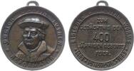 Medaille 1883 Reformation / Religion Eisenguß bronziert Luther Martin (1483-1546) - auf seinen 400. Geburtstag, Brustbild / Schrift, ca. 62,5 MM,...