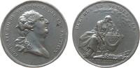 Jetons Medaille Zinn Louis XVI. (1774-1793) - auf seine Hinrichtung, Büste nach rechts / Francia sitzt trauernd neben der Urne, am Boden Krone u -