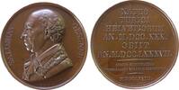 Schweiz Suitenmedaille Bronze Gessner Salomon (1730-1788) - Schweizer Idyllendichter, Maler und Radierer, Brustbild nach links / Mehrzeiler, v. Vivier, -