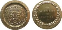Landwirtschaft Medaille Bronze vergoldet Rheinhessen - für Leistungen im Weinbau, Landwirtschaftskammer, Wappen / Schrift, v. M.&.W. St. (Mayer und Wilh -