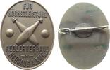 Sport Abzeichen Bronze Neuhaus a.RWG. - Keglerverband - für Höchstleistung, zwei Kegel und Schrift, einseitig, ca. 24 x 31, intakte Nadel -