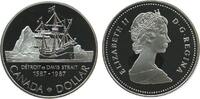 Kanada 1 Dollar Ag Davis Strait, Segelschiff -